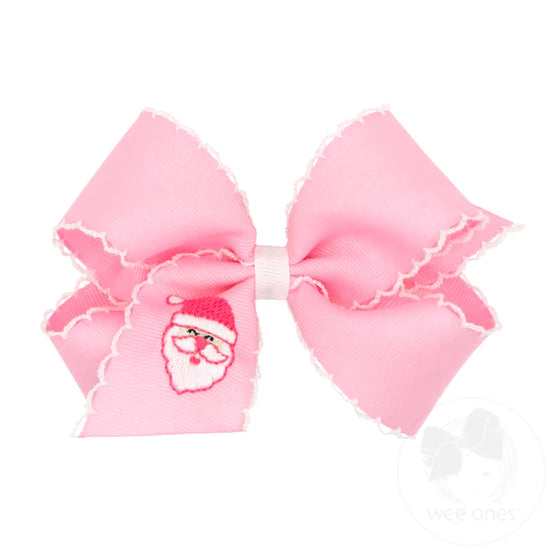 Moonstitch King Holiday Emb. Bow