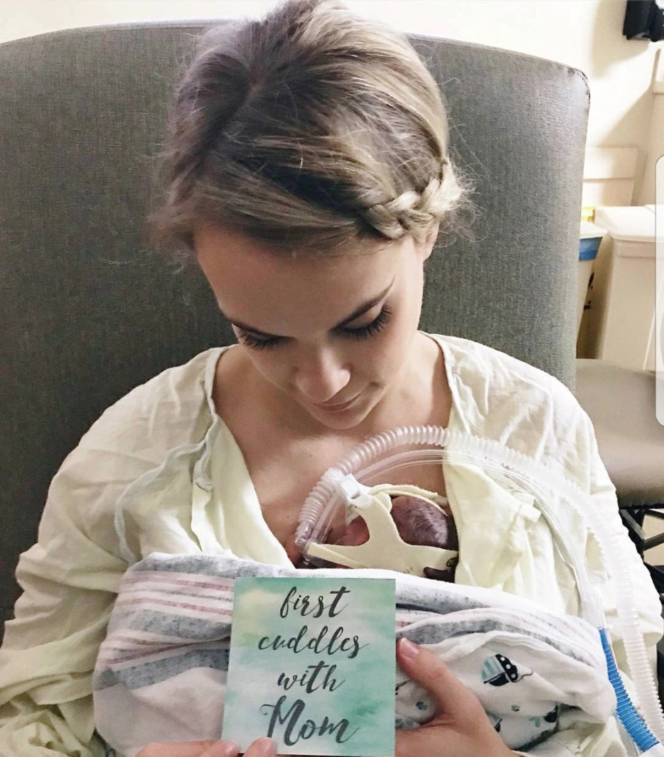 Boy NICU Milestone Cards