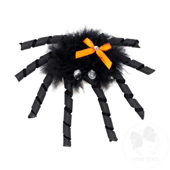 Fuzzy Spider Hair Bow