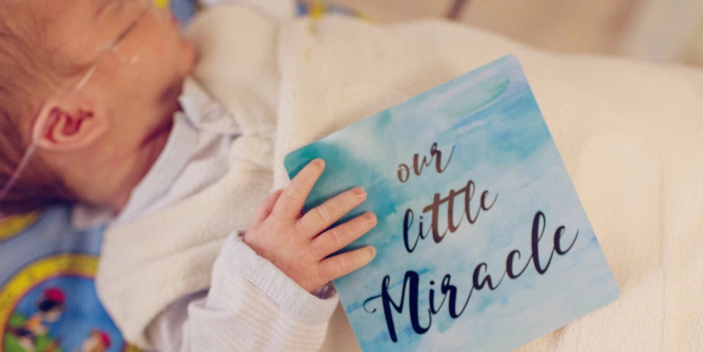 Boy NICU Milestone Cards