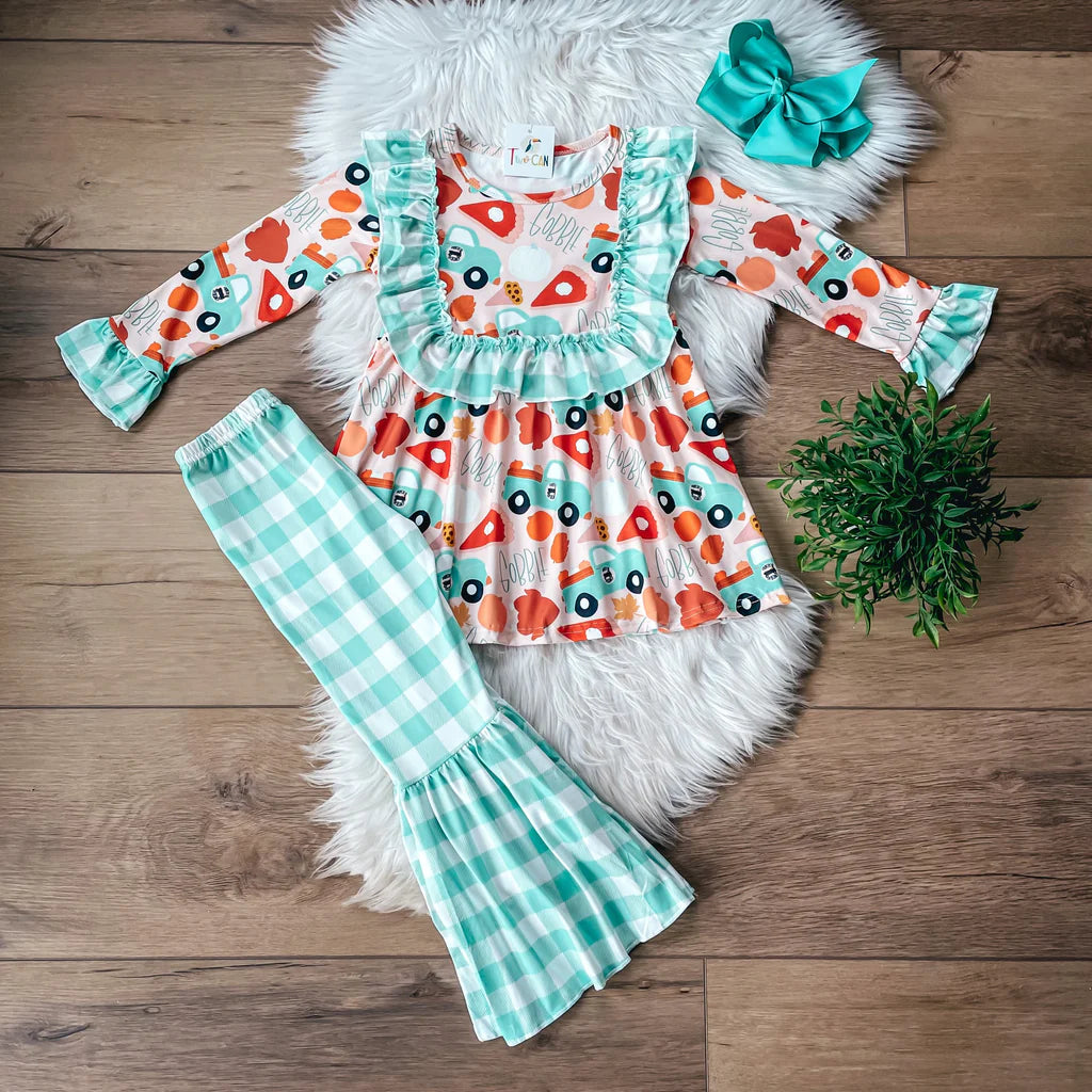 Thanksgiving Trucks Pants Set