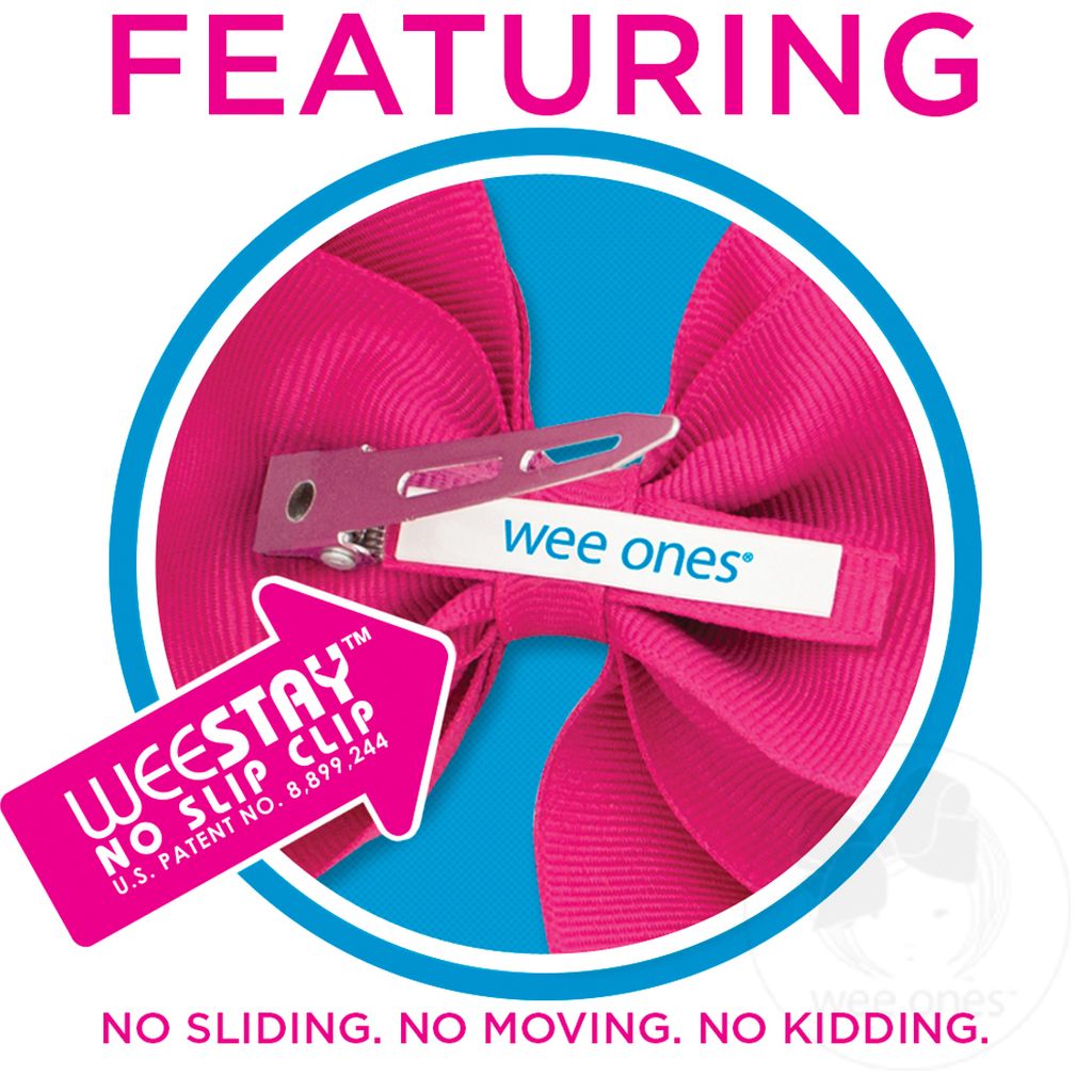 2-Tone Glitter Grosgrain Overlay Bow
