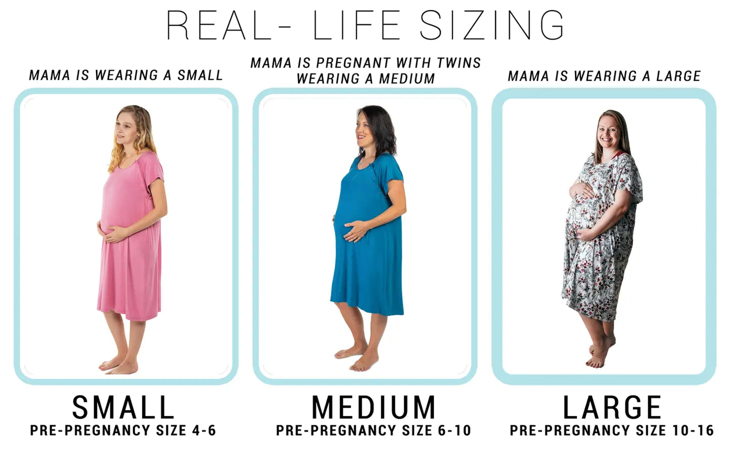 Floral Mommy Labor and Delivery/ Nursing Gown