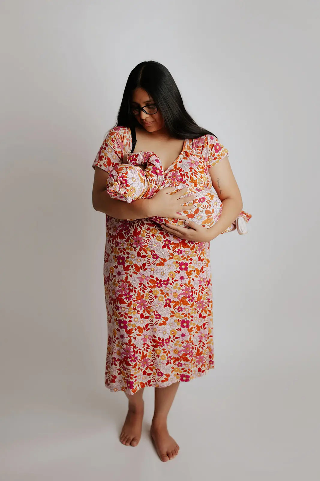 Wild Child Floral Knotted Gown