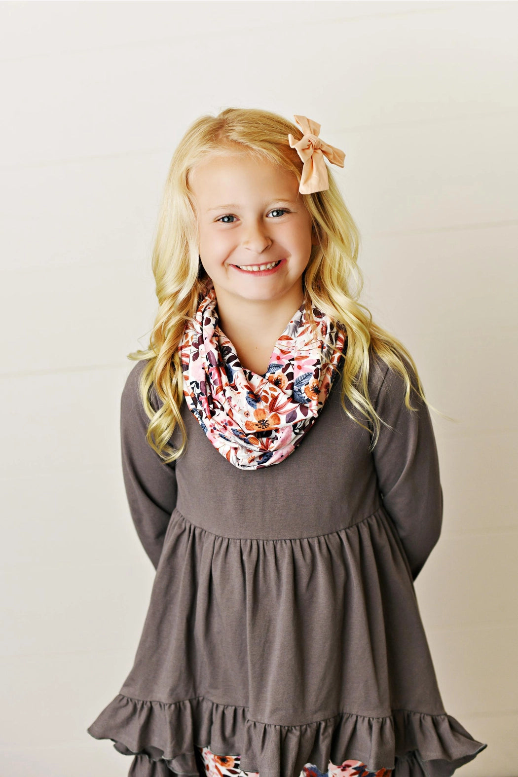 Hi-Lo Gray & Autumn Floral 3 Pc Set