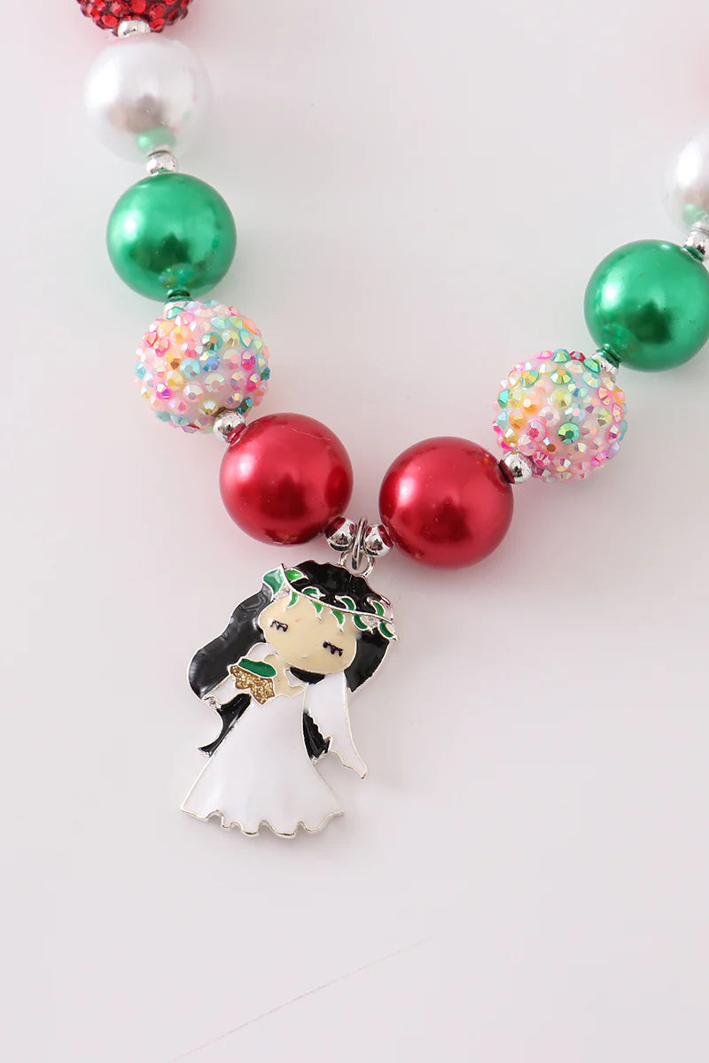 Chunky Necklace w/Pendant