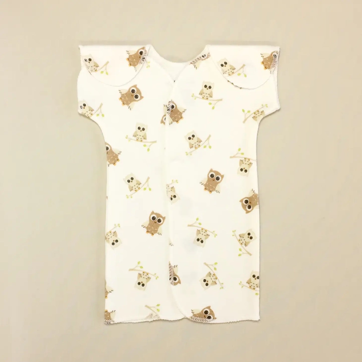 NICU Friendly Gown Neutral Prints