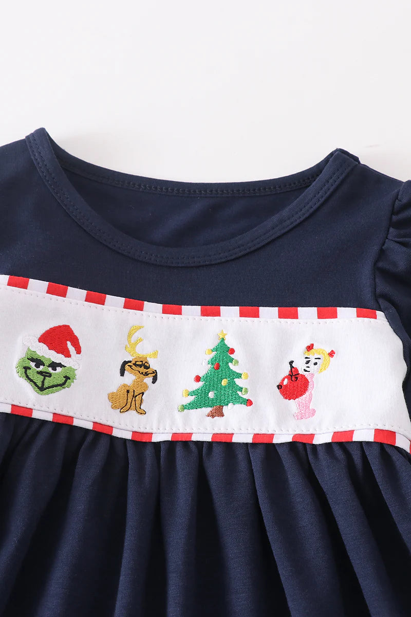 Grinch Christmas Tree Applique Set