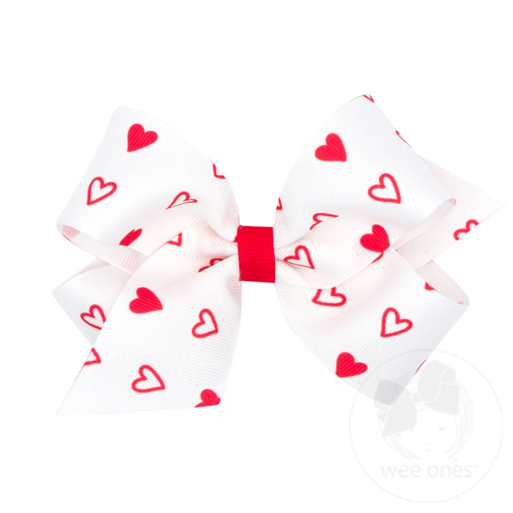 Valentine Grosgrain Bow