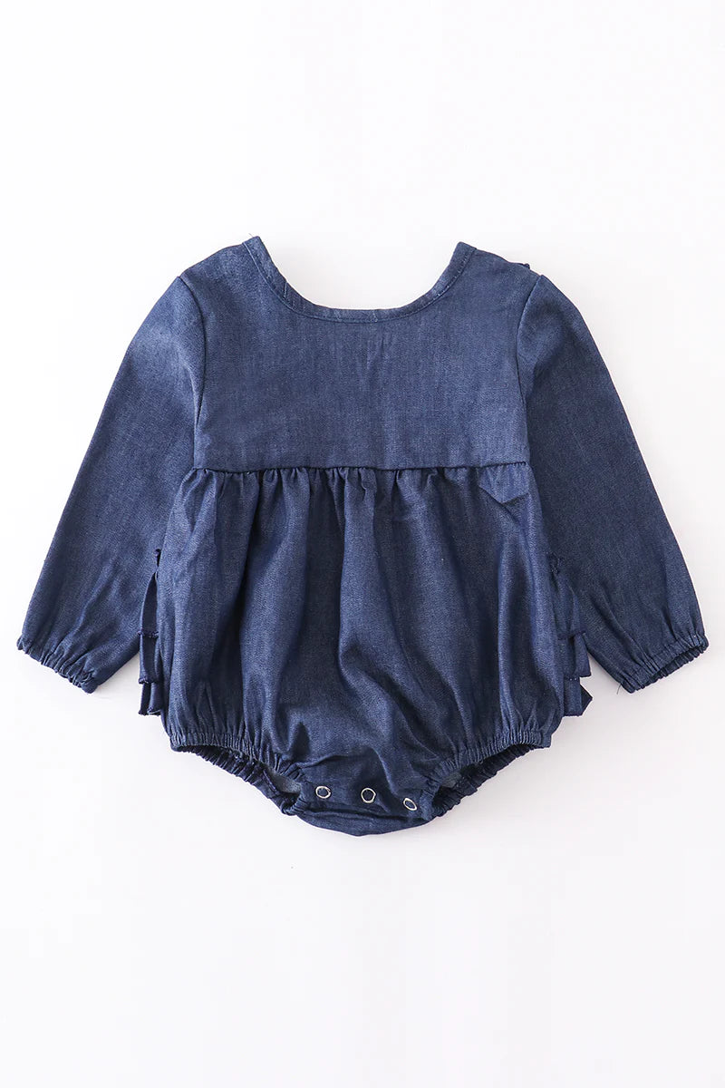 Denim Baby Romper