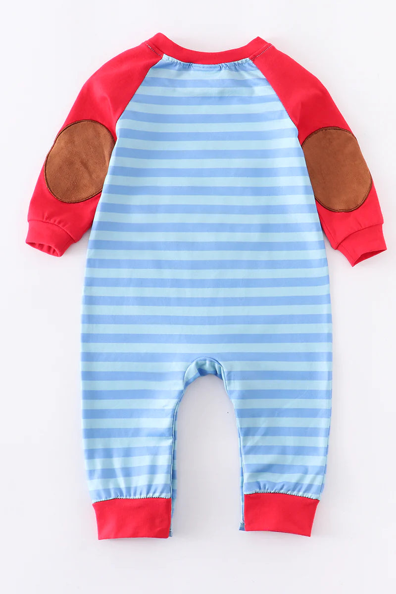 Christmas dinosaur romper