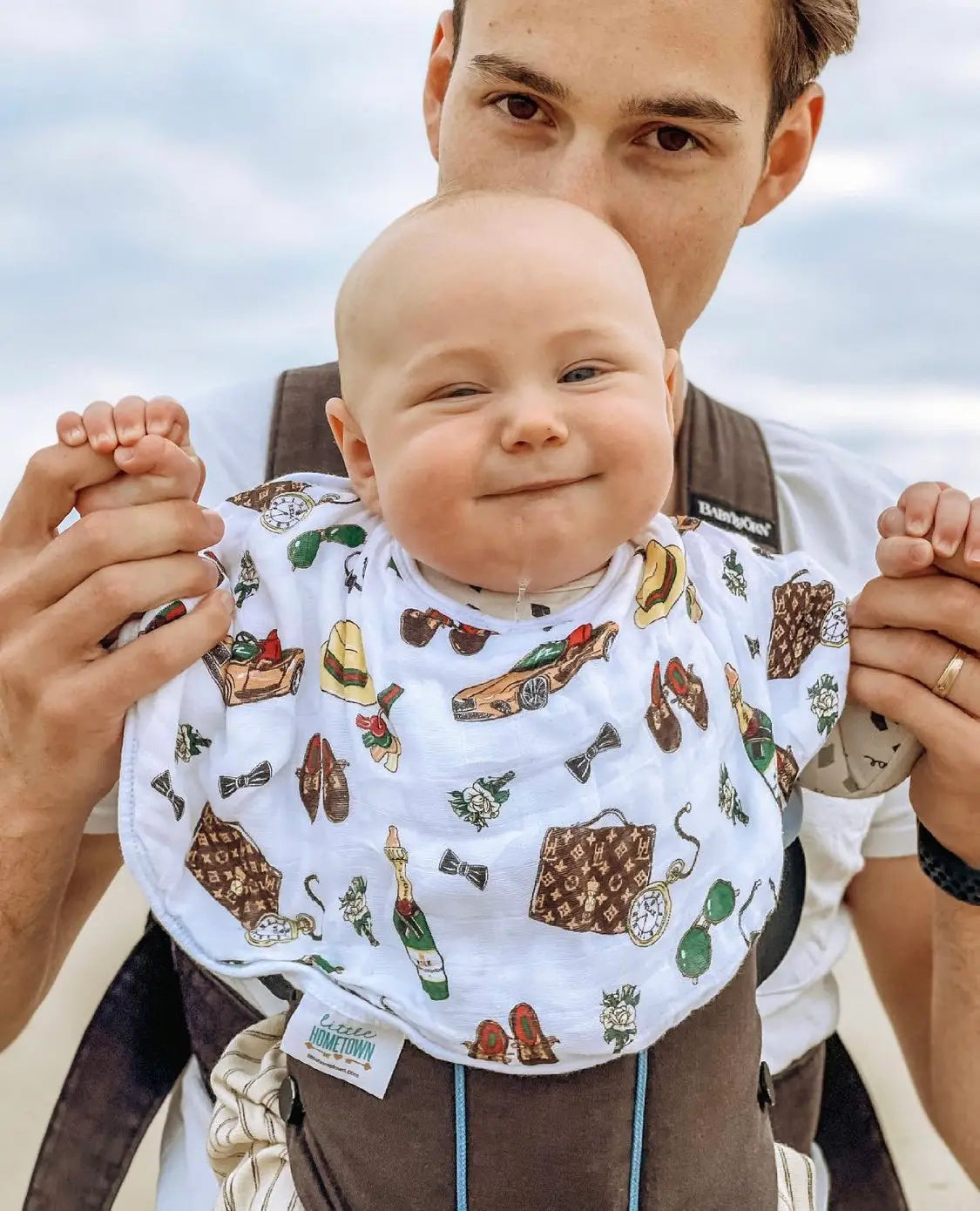 Dapper Napper 2 in 1 Burp Cloth/Bib