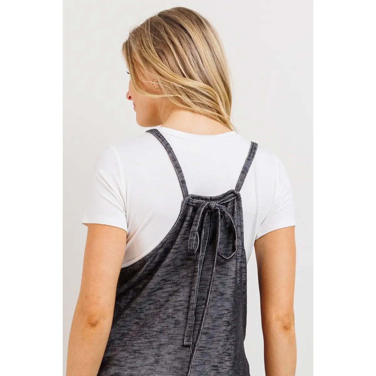 Two Tone Loose Fit Maternity Jumpsuit
