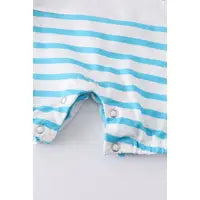 Blue Striped Crab 2 PC Applique Set