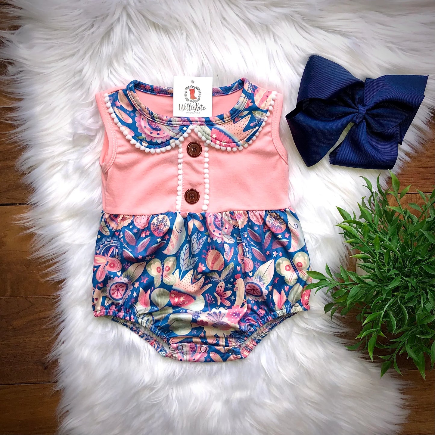 Butterflies & Blooms Romper