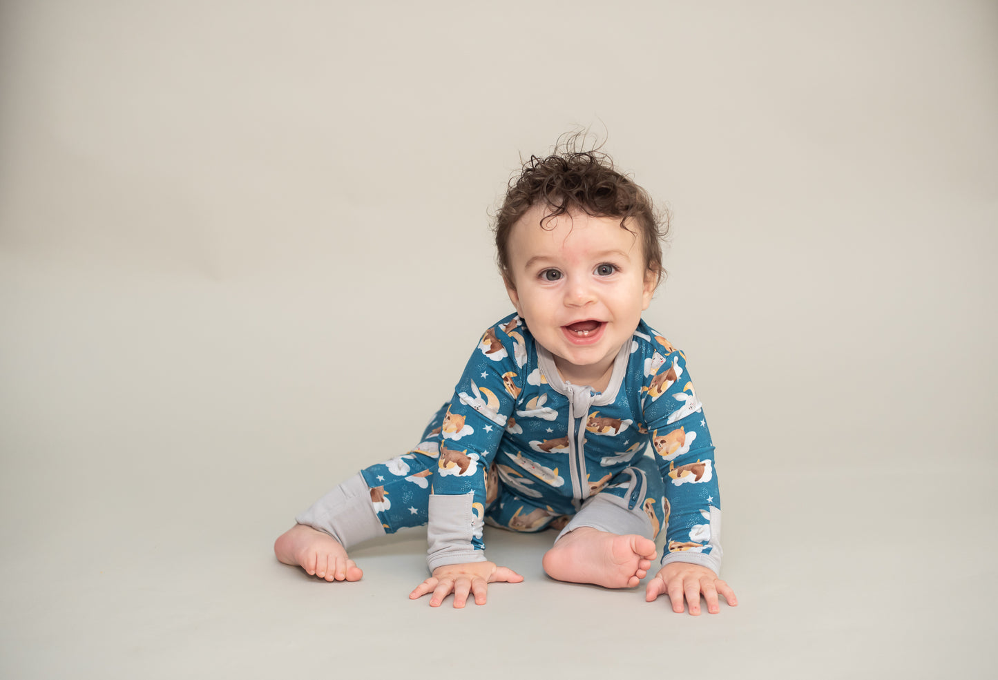 Bedtime Buddies Long Sleeve Romper