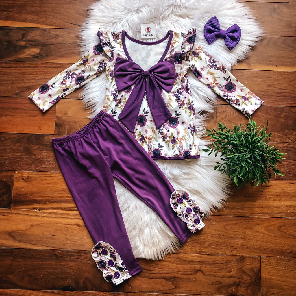 Perfectly Plum Capri Set