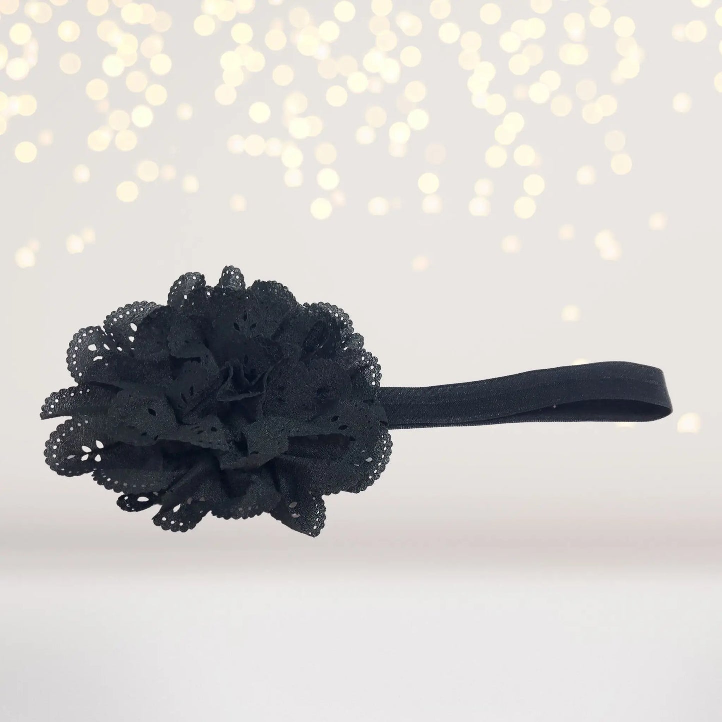 Islet Flower Baby Headband, Lace Flower Infant Headband