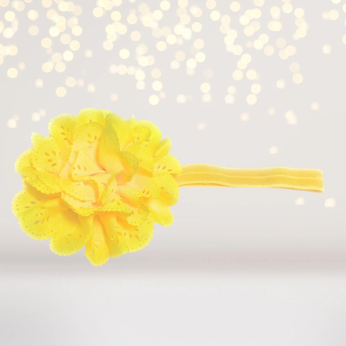 Islet Flower Baby Headband, Lace Flower Infant Headband