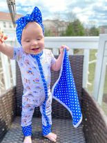 Nursery Rhymes Zip Romper