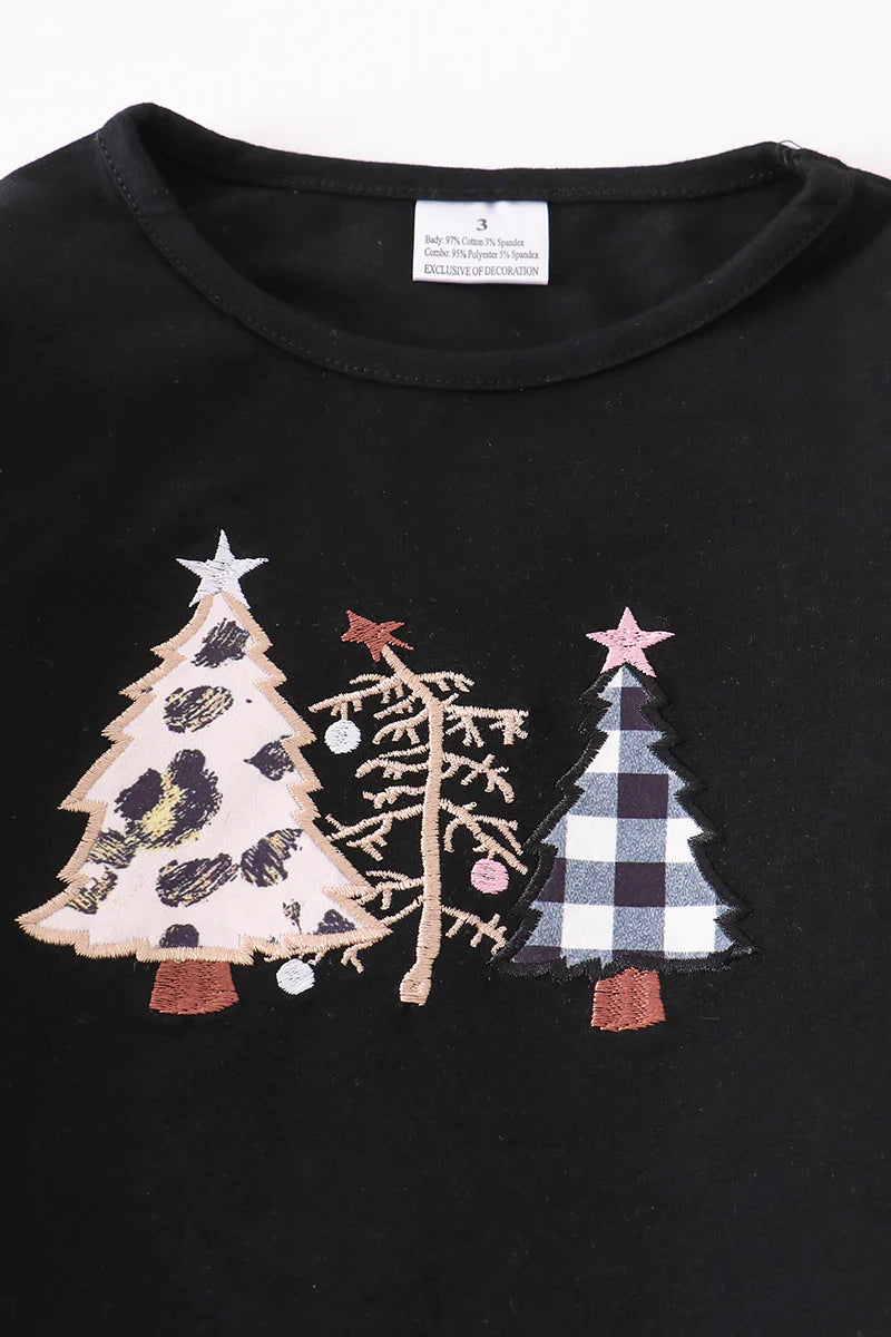 Christmas Tree Ruffle Top & Jean Set