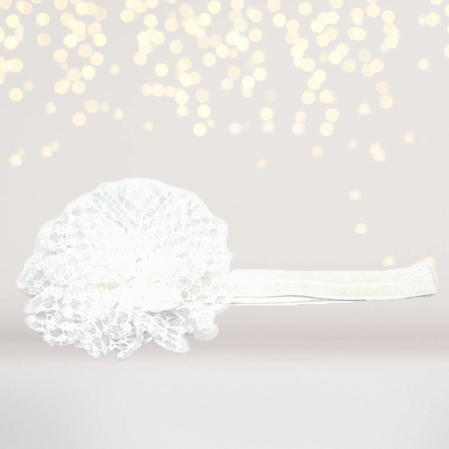 Girls Rugged and Rustic Lace Flower Headband