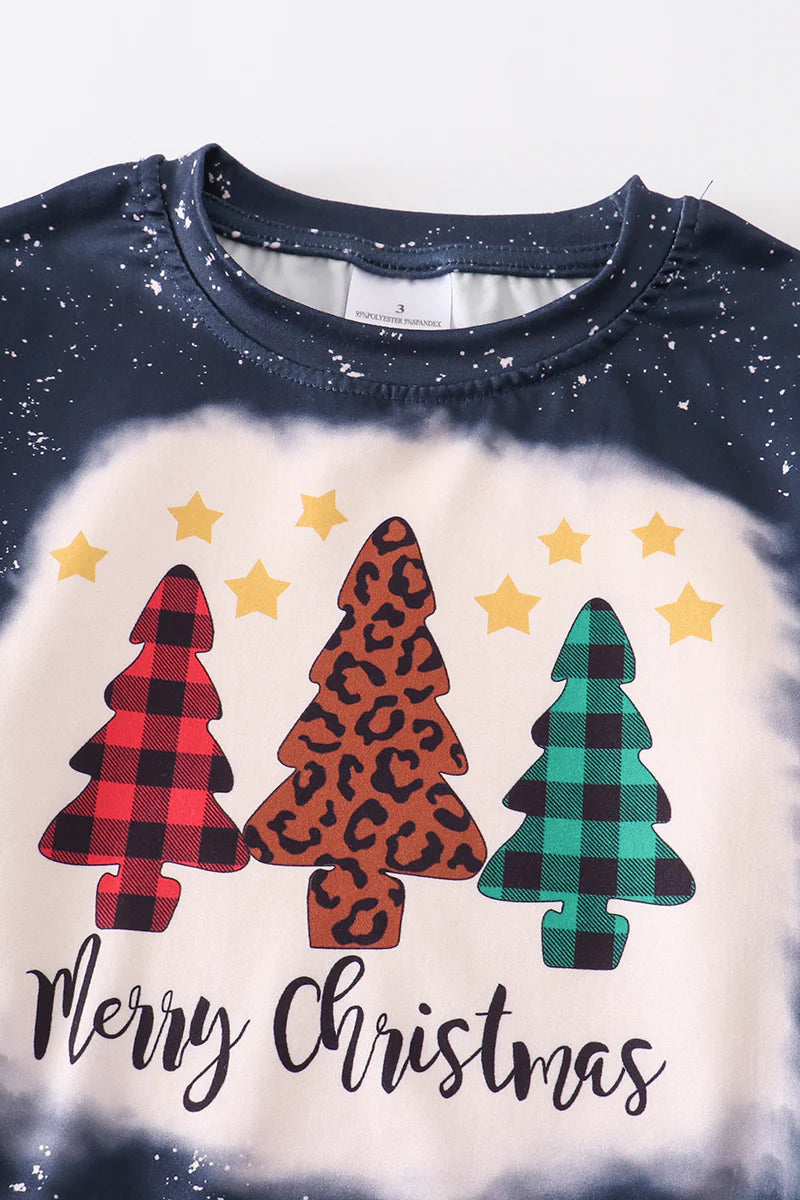 Leopard Christmas Tree Shirt