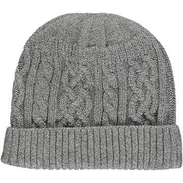Dark Grey Cotton beanie hat