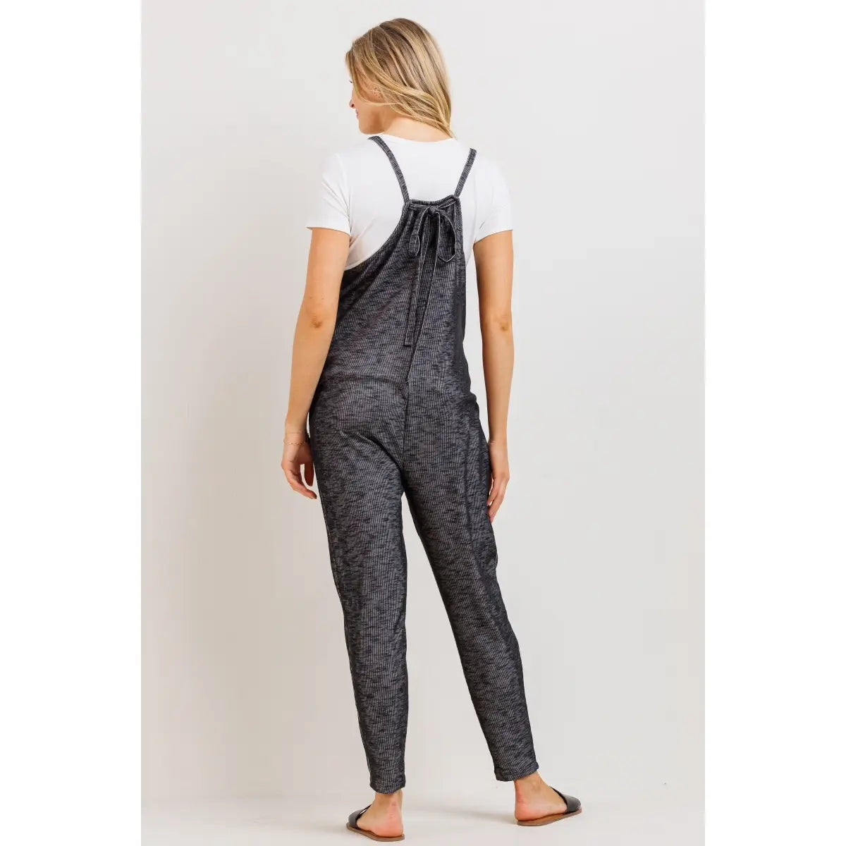 Two Tone Loose Fit Maternity Jumpsuit