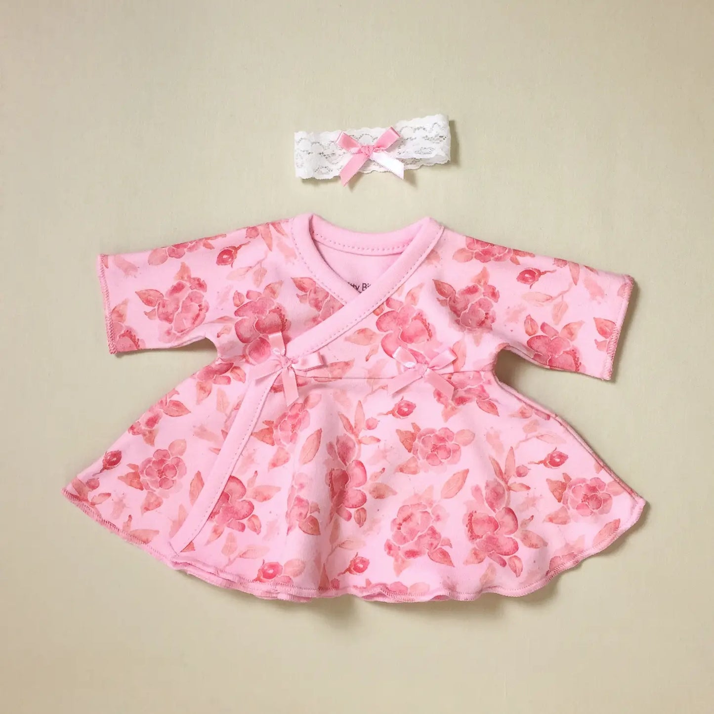 NICU Friendly Ruffle Dress & Headband Set
