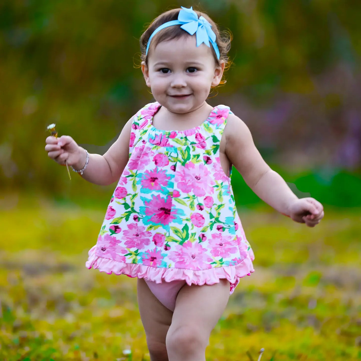 Spring Summer Floral Swing Tank