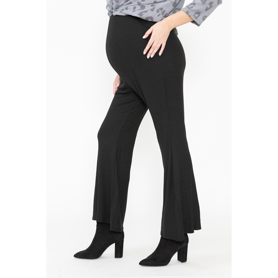 Maternity Flare Leg Comfort Waist Line Long Pants
