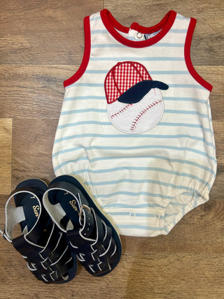 BASEBALL BOYS APPLIQUÉ BUBBLE