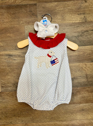 PATRIOTIC PUP GIRLS BUBBLE