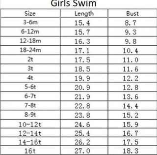 RTS: Girls Long Sleeve Rainbow Swims