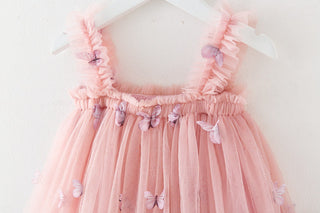 RTS: Butterfly & Flower Tulle Twirl Dress-