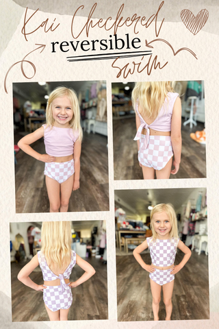 RTS: Kai Checkered Reversible Swim