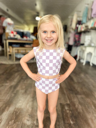 RTS: Kai Checkered Reversible Swim