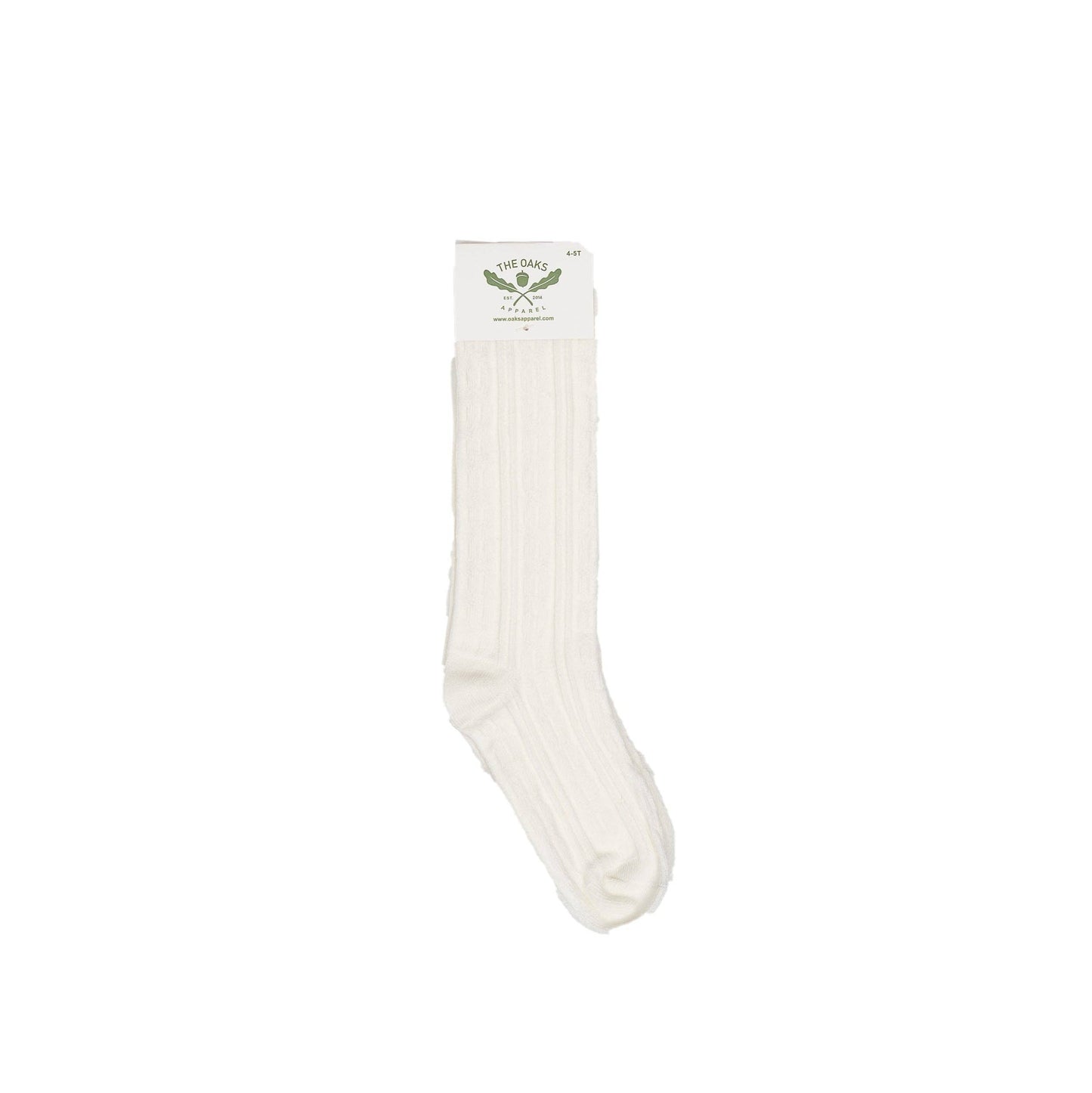 White Braided Socks