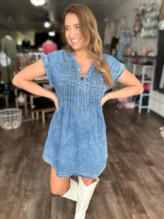 RTS: The Candace Denim Dress