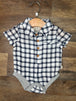Navy White Plaid