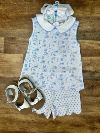 GOLF GIRL SHORT SET