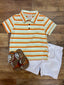 Orange/cream multi