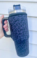 Black on Black leopard