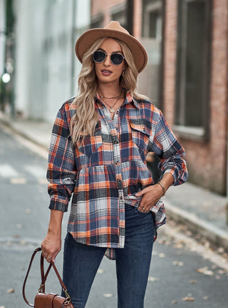 RTS: Babydoll Fit Lightweight Flannel-