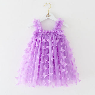 RTS: Butterfly & Flower Tulle Twirl Dress-