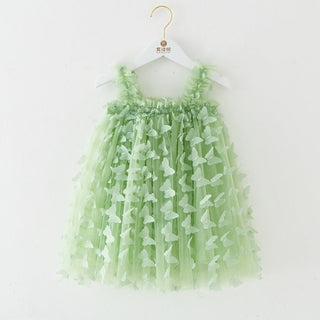 RTS: Butterfly & Flower Tulle Twirl Dress-