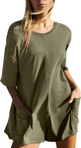 RTS: The Stephanie T-shirt Romper-