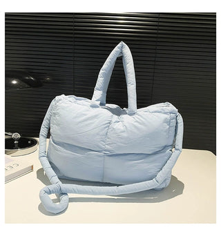 RTS: The Blake Quilted Grid Puffer Tote