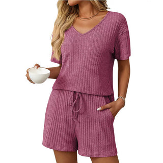PREORDER: RERUN The Becca Ribbed Tee and Short Set 5.12.25 osym